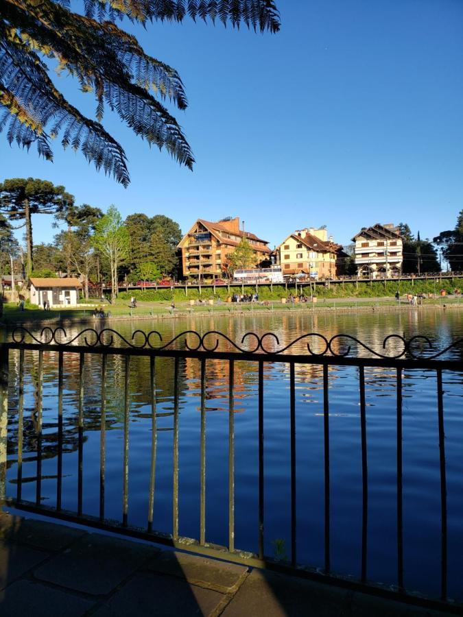Lugar Encantador Com Patio, Proximo Ao Portico De Gramado Dış mekan fotoğraf