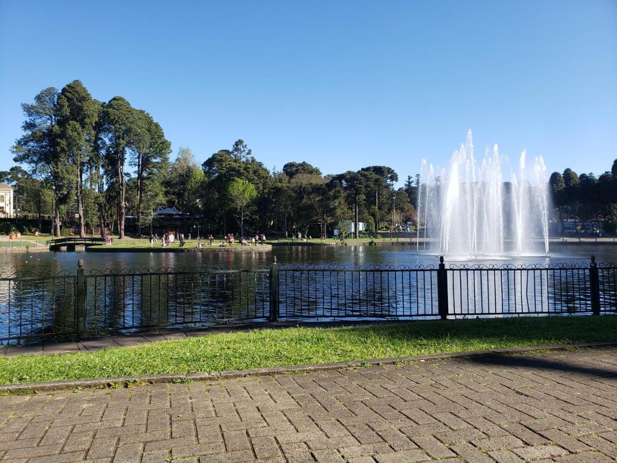 Lugar Encantador Com Patio, Proximo Ao Portico De Gramado Dış mekan fotoğraf